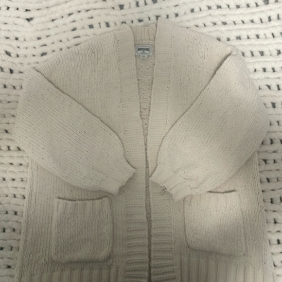 American Eagle Outfitters Sweaters - a off white cardigan from american eagle